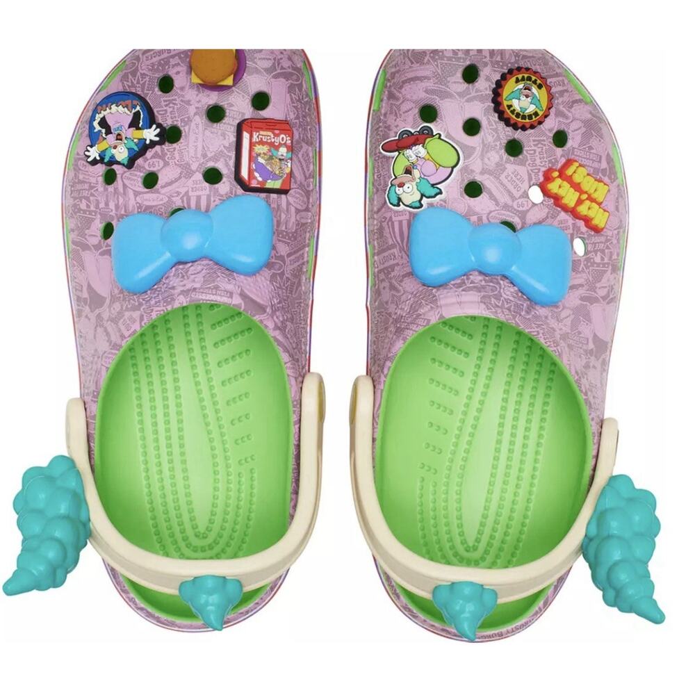 New Crocs x The Simpsons Krusty the Clown Clog Shoes Unisex Men’s 8 / Women’s 10